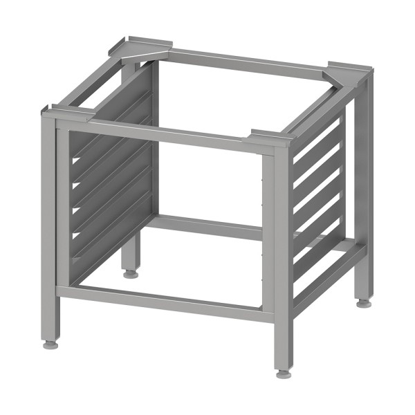 Untergestell mit 6 GN-Einschubschienen für Smart/Classic Cook, GN 1/1, h=650 mm