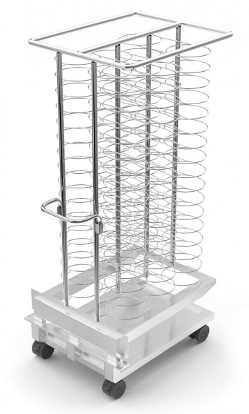 TELLER HORDENGESTELLWAGEN MIT FETTAUFFANGWANNE - Modell 202