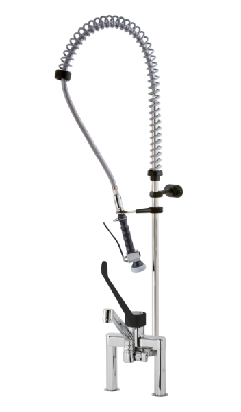 KBS STYL Knebel-Geschirrwaschbrause mit Schwenkhahn und Brausekopf NEW