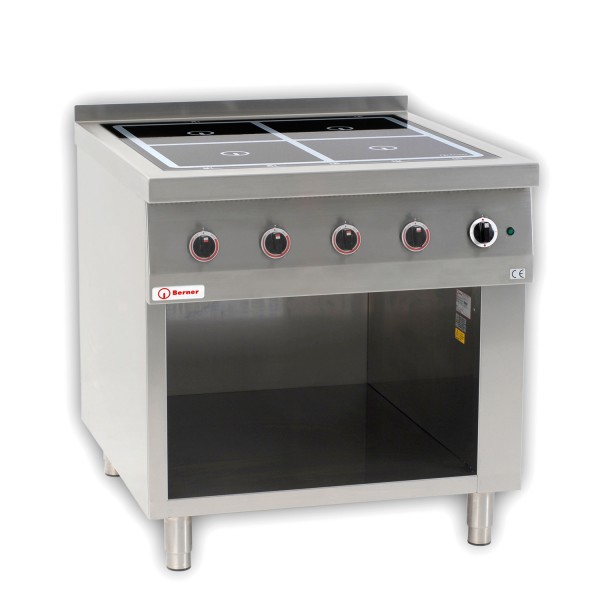 Berner BI4SH20 Standherd Induktion mit 4 Kochstellen Sondermodell