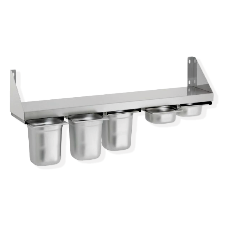 Gewürzregale Edelstahl 