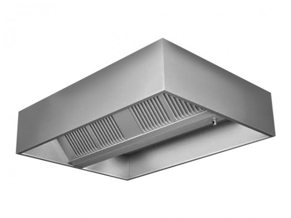 Infusionshaube, Zentralhaube für Zuluft, 3200x1800mm, ohne Motor, mit Beleuchtung, 5.400m³/h, 230V