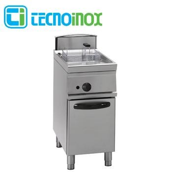 Gas-Fritteuse Tecnoinox 1x13 Liter 12 kW FRV43FG9 Gastronomie-Friteuse Profi 900