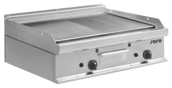 SARO Gas-Griddleplatte Tisch E7/KTG2BBM