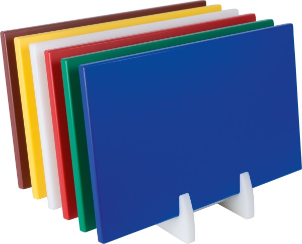 SARO Polyethylen-Schneidebrett Anti-Rutsch Füße blau