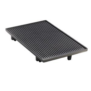 Tecnoinox Grillplatten-Aufsatz, gerillt, Einzelrost für Gastronomie-Gasherde Serie Profi 900