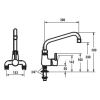 Vorschau: KWC 24.503.174.000 Gastro - Gastronomiearmatur Einhebel - Zweiloch - nieder Vorschau: KWC 24.503.174.000 Gastro - Gastronomiearmatur Einhebel - Zweiloch - nieder