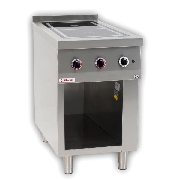 Berner BI2SH10ITC Standherd Induktion 2 Kochstellen hintereinander mit ITC Sondermodell