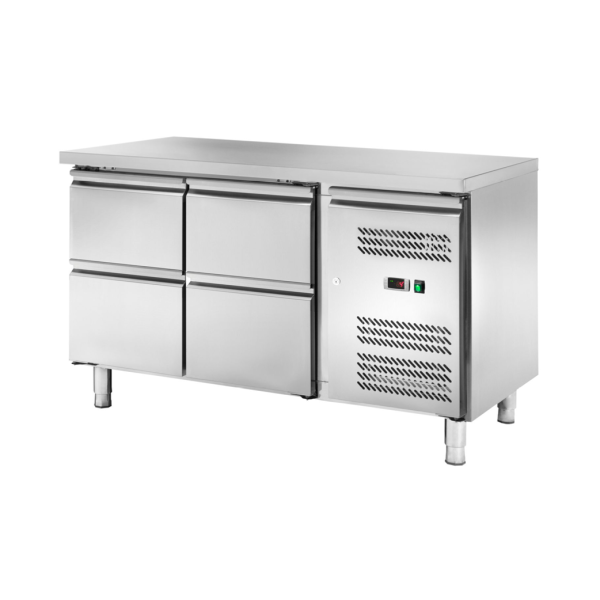 PROFIKOCHER 522864 Kühltisch GN1/1 mit 4 Schubladen
