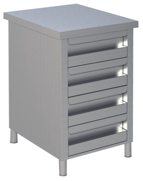 KBS Schubladenschrank 3 Schubladen BxT 50x70cm