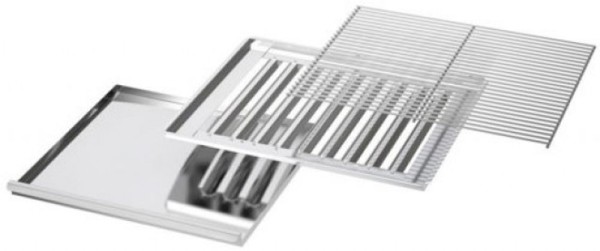 PROFIKOCHER 152905 Grillrostset für Kombi- Tischbräter 5 Brenner