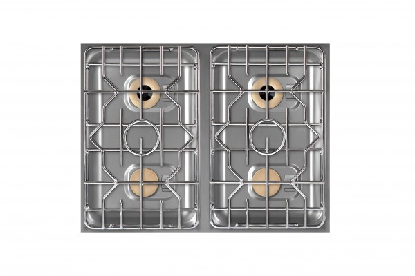 Berner BEG4S70 4-Flammen Einbaugaskochfeld für Gastronomieküchen