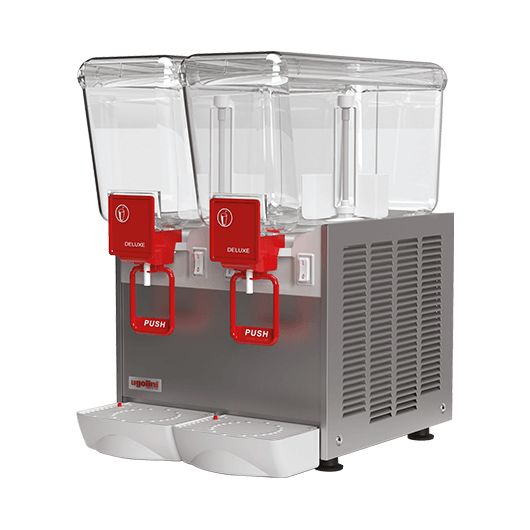 Arctic Deluxe 12/2 Kaltgetränke Dispenser 2 x 12 Liter by ugolini mit Rührflügelsystem