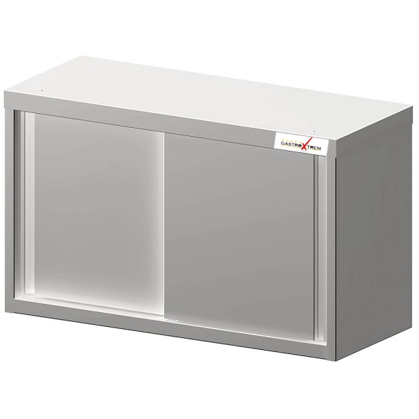 GASTROXTREM Edelstahl Hängeschrank mit Schiebetüren - versch. Ausführungen