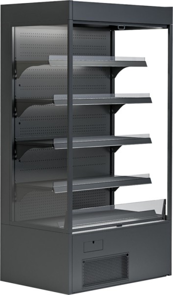 KBS Wandkühlregal Variant 107 Black Line mit Nachtrollo