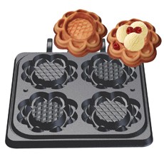 Neumärker Waffeleisen-Wechselplatte Waffeltörtchen für Backsystem & Thermocook