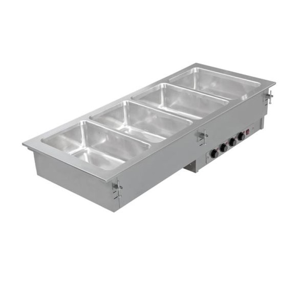 KBS Einbau Bain Marie 2x GN 1/1 mit getrennt regelbaren Becken