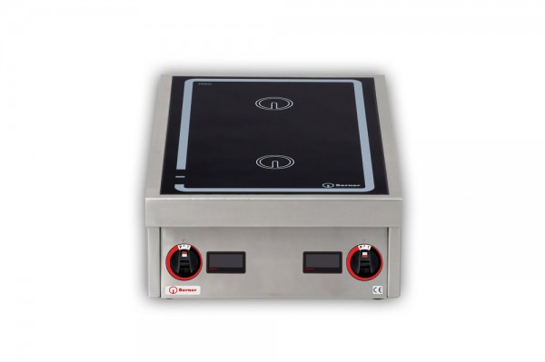 Berner BI2KTHFL10 Auftisch-Induktionherd mit 2 Kochstellen