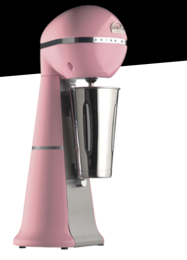 Frappe Mixer A-2001 pink 15.000 bis 22.000 U/min ARTEMIS by NOSCH mit Edelstahl-Becher