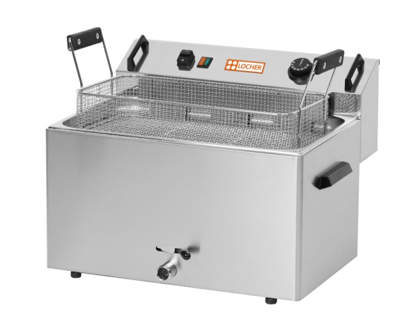 Backwaren-Fritteuse 30 Liter 1 Becken LFE30 PROFIKOCHER by LOCHER 162517