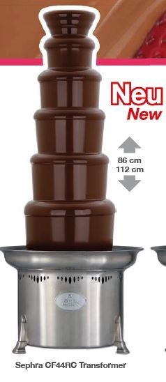 Neumärker Schokoladenbrunnen Transformer - 6,3-10 kg, 3 Etagen