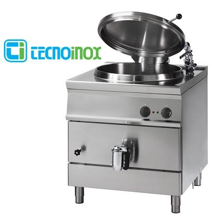 Gas-Kochkessel Tecnoinox 100 Liter P81FIG9 Gastronomie-Schnellkochkessel