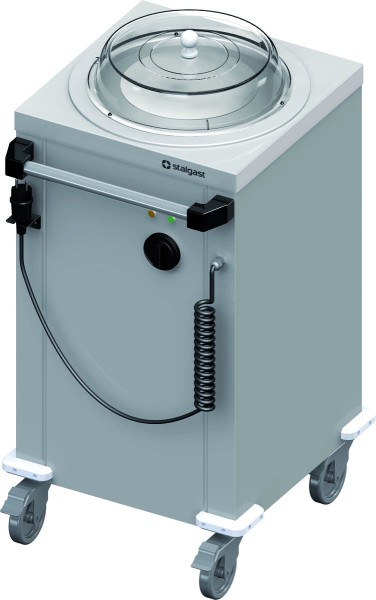 STALGAST Beheizbarer Tellerspender, fahrbar 550x510x880 mm für Speisenausgabesysteme