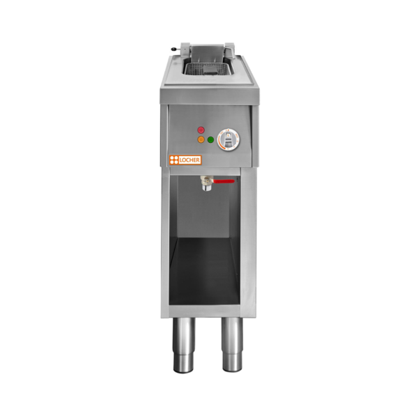 LOCHER 290510 Elektro-Fritteuse mit 1 Becken, 1 x 12 Liter 10 kW