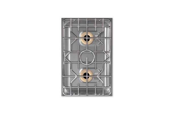 Berner BEG2P70 2-Platten Einbaugasherd mit Ringbrennern für Gastronomie- und Gewerbeküchen