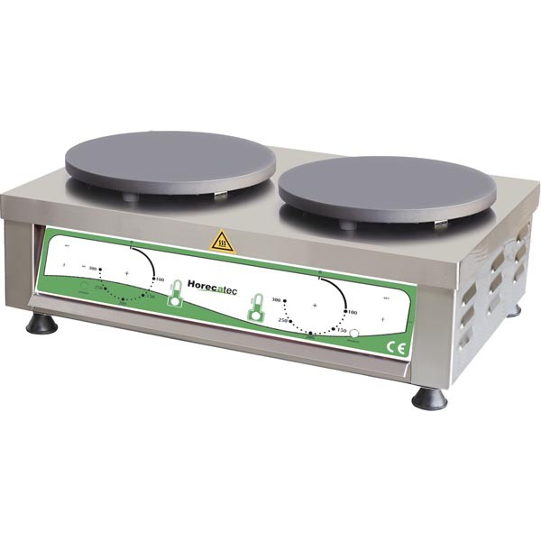 Crepe-Gerät, 2 x Ø 40 cm, 6 kW (2 x 3 kW)