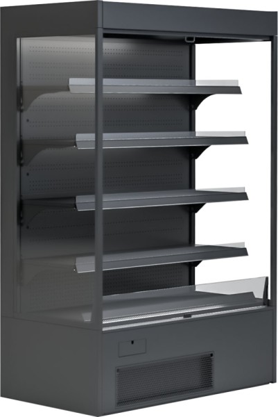 KBS Wandkühlregal Variant 167 Black Line mit Nachtrollo