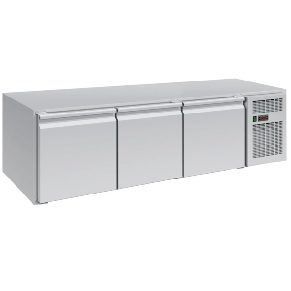 LOCHER Unterbau-Kühltisch GN 1/1, 3-türig