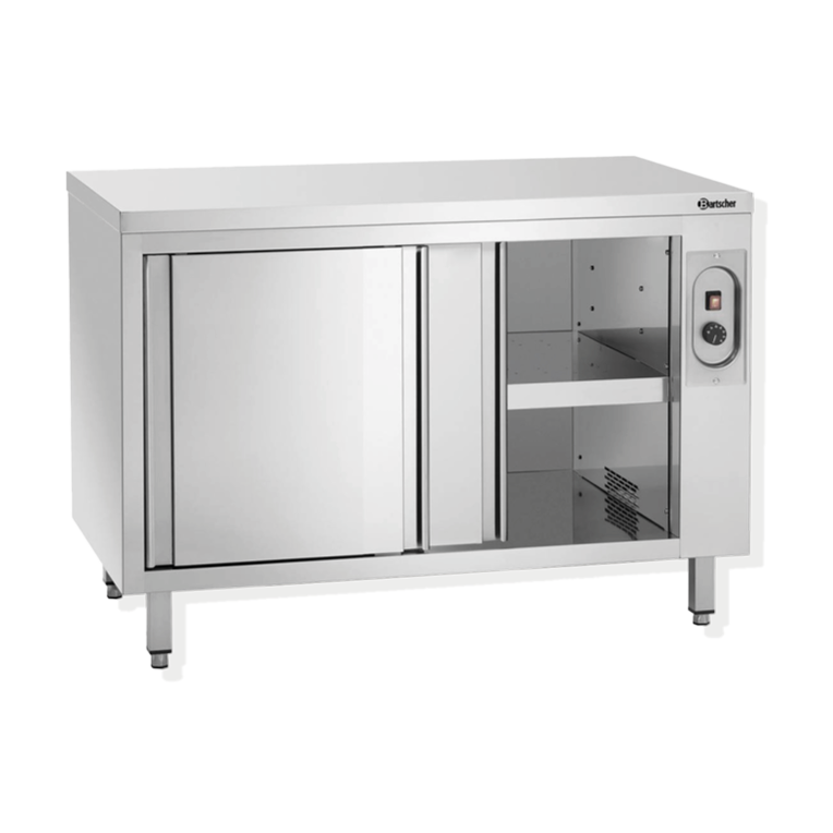 Wärmeschränke einseitig 