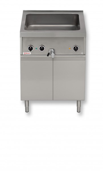 Berner BWBKTD70WS Bain-Marie GN2/1 mit Wärmeschrank im Unterbau