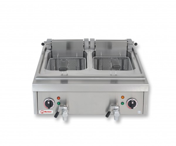 Berner BF2KTT Tisch-Fritteuse 2 x 8 Liter