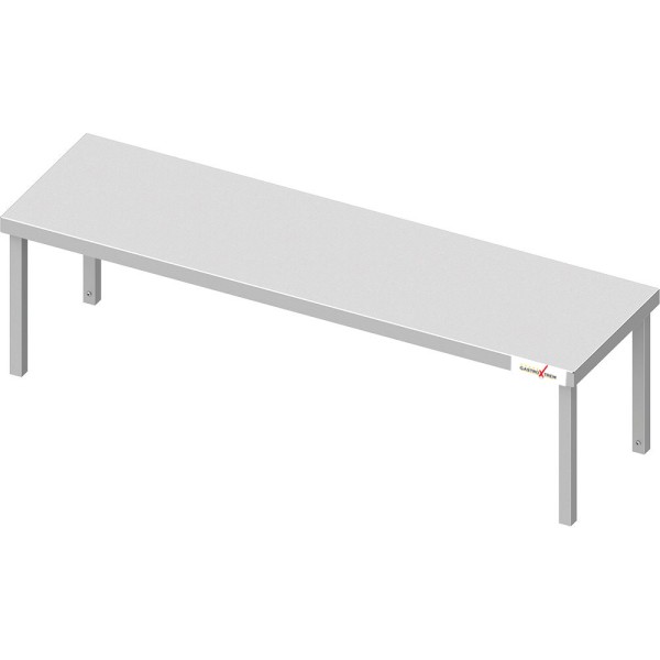 GASTROXTREM Edelstahl Aufsatzbord 1-etagig - versch. Ausführungen