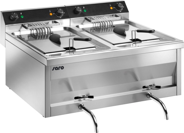 SARO Fritteuse Tisch GASTROLINE 9+9V