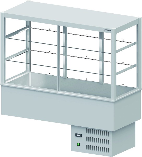 STALGAST Selbstbedienungsvitrine "Drop-In" mit Kühlwanne 1440x620x1415 mm