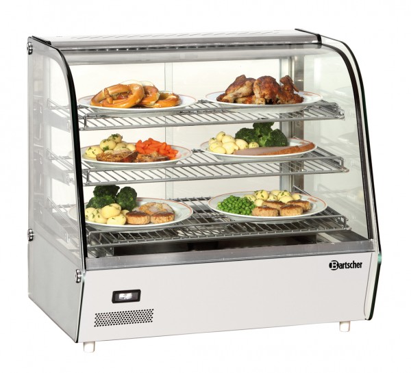 Bartscher Heiße Theke / Warmhaltevitrine Deli Plus I, Edelstahl für die Gastronomie