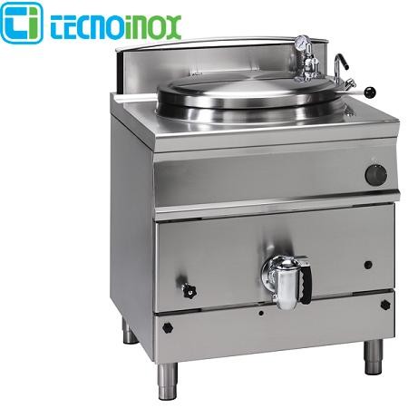 Kochkessel Tecnoinox 50 Liter P8IG7 Gas-Schnellkochkessel