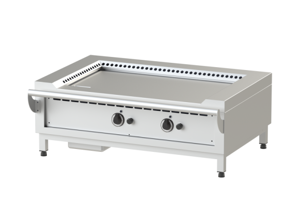 KBS Gas Teppanyaki-Grill mit 2 Heizzonen 14 kW Tischgerät