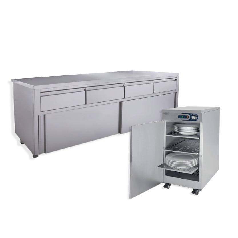 Edelstahl Arbeitsschränke 