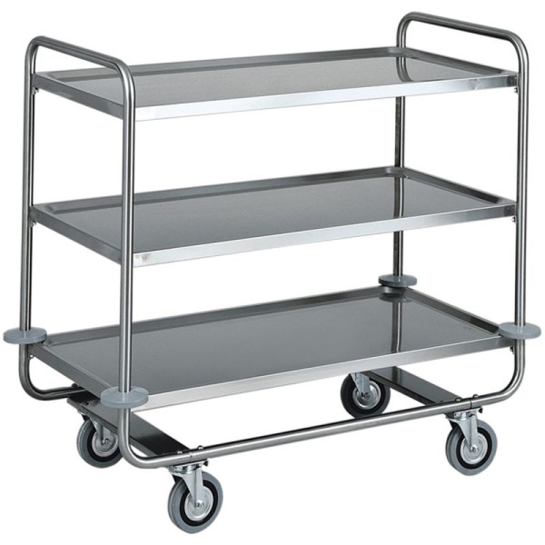 KBS Schwerlast-Servierwagen 1100 mit 3 Böden - 150 kg Traglast