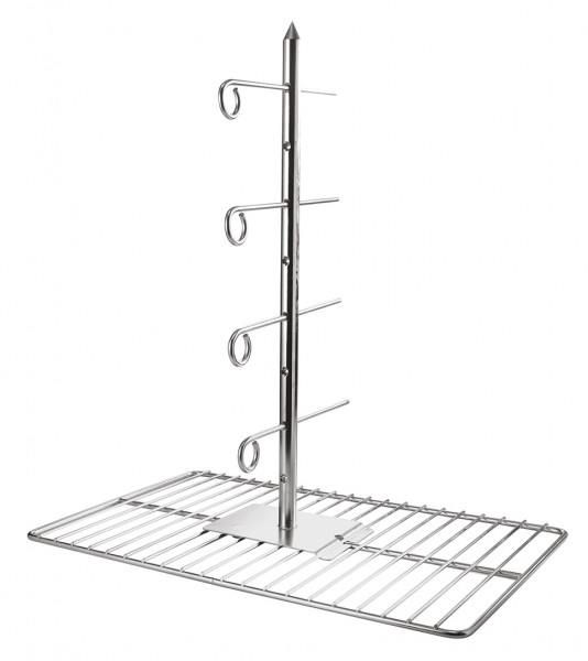 LAMB SPIT Spies-Grillrost für Lamm und Spanferkel Edelstahl h550mm