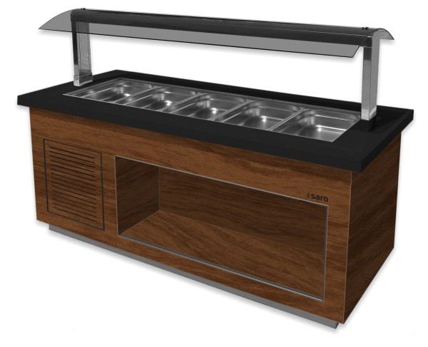 SARO Salatbar Premium Line SB-K170 braun/schwarz