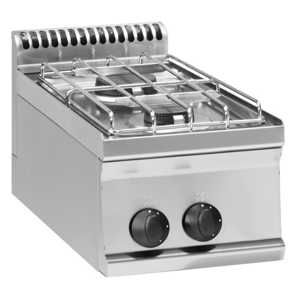 Tecnoinox Kochfläche, Gas, 2 Brenner, 9,5 kW