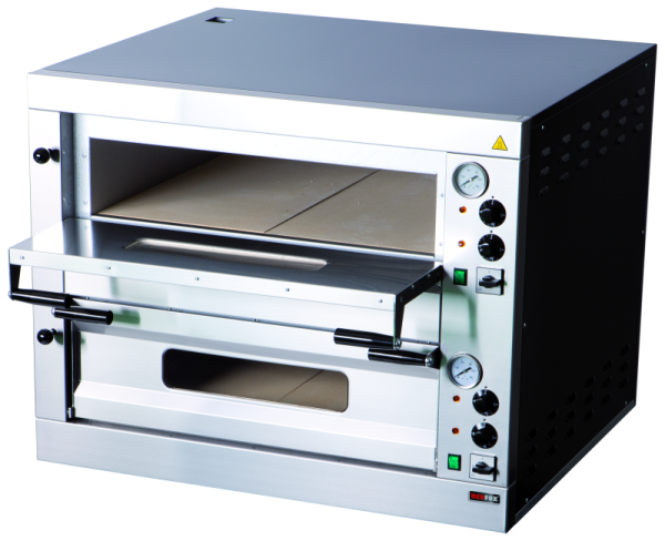 KBS Pizzaofen Basic 4+4 für 8 Pizzen ø33cm elektro 9,6 kW