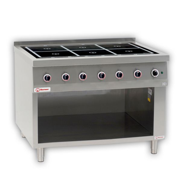 Berner BI6SHF42 Standherd Induktion mit 6 Kochstellen Sondermodell