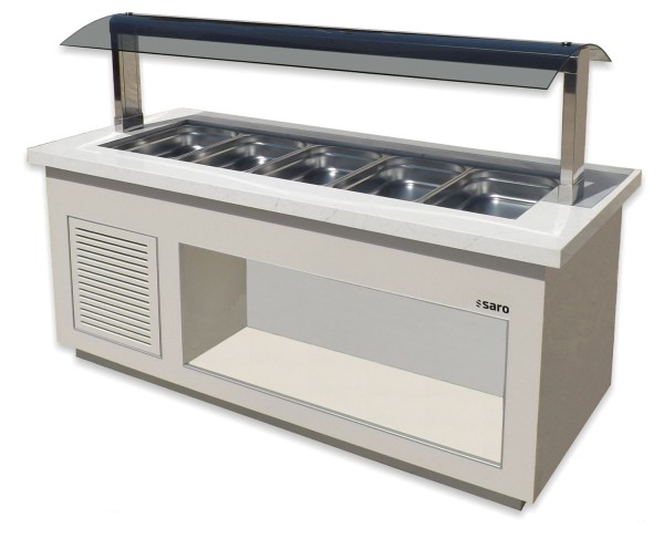 SARO Salatbar Premium Line SB-K170 weiss, für 4x 1/1 GN