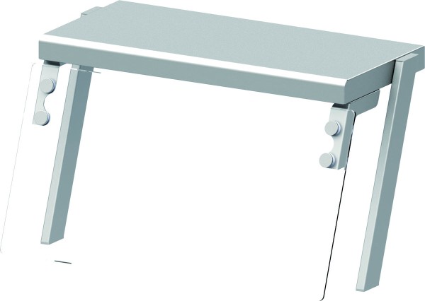 STALGAST Aufsatzbord mit Glas-Hustenschutz und Beleuchtung 434x450x450 mm für Speisenausgabesysteme